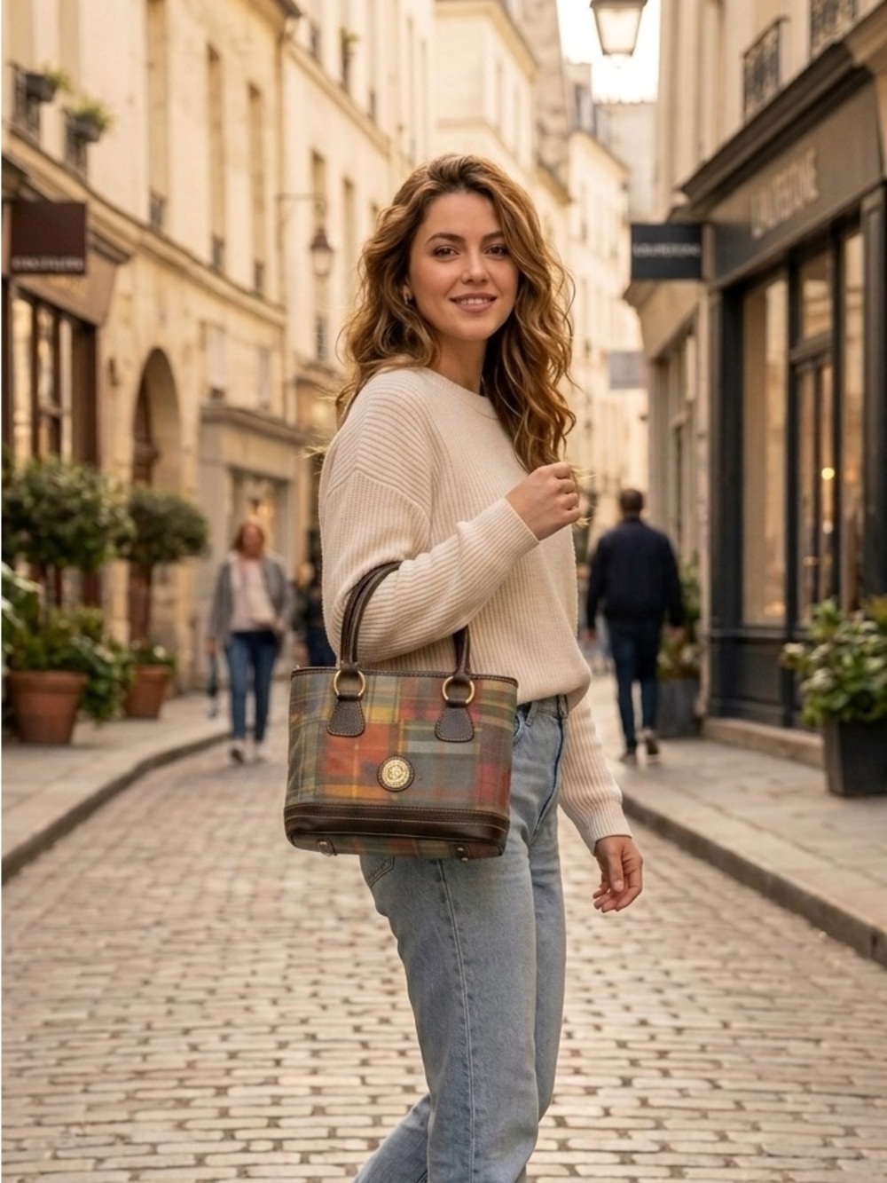 Dooney and Bourke Madras
Ladybug Picnic Patchwork Plaid Handbag